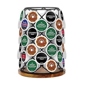 Keurig Wood and Metal Pod Holder - Like New!